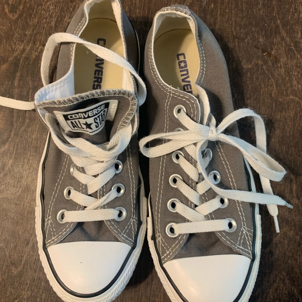 Converse “ALL STAR” Sneakers Gray & White so 6.5